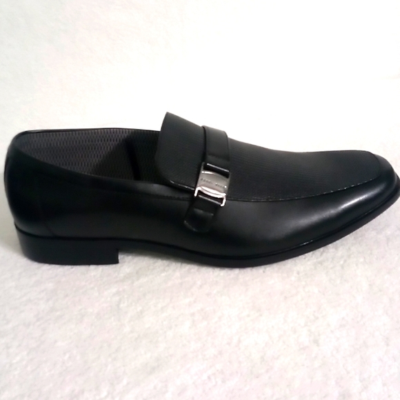 PERRY ELLIS PORTFOLIO JUSTIN LOAFERS MENS | SIZE 11.5 | BLACK - Picture 5 of 12
